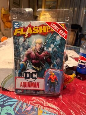 Marvel Marvel Dc Direct Wv3 Aquaman Flashpoint 3in Action Figure W/co